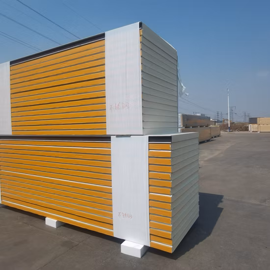 차가운 방/청정실/창고/작업장을 위한 저가 절연 음향 벽 지붕 PU/PIR/PUR/Puf/폴리우레탄/EPS/암면/유리솜 샌드위치 패널